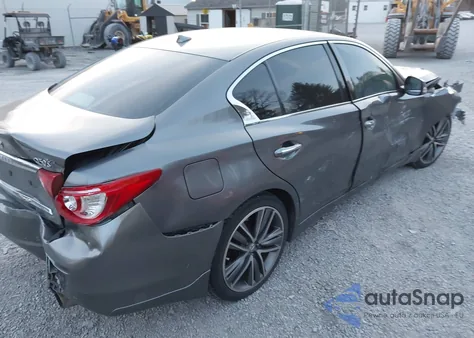 2014 Infiniti Q50 Sport from USA, damaged, VIN JN1BV7AR4EM695070
